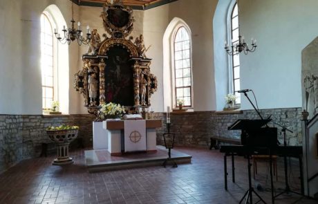 Im Inneren der Kirche Pölzig
